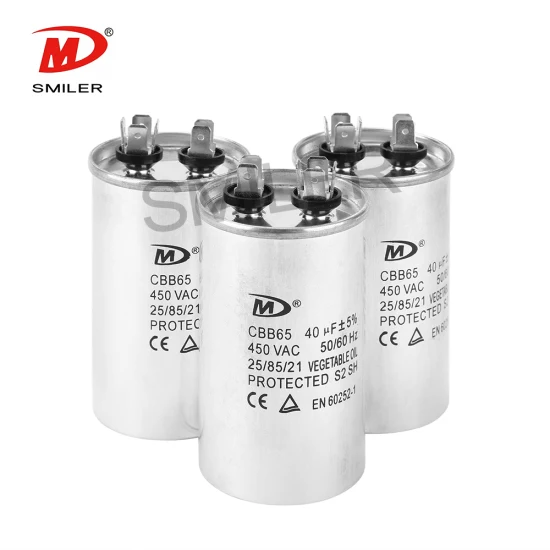 Aluminium 370/440V Round Cbb65 un condensateur de climatisation à moteur